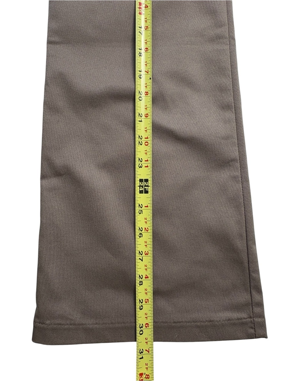 NWT Lee Wrinkle Free Mid Rise Bootcut Pants Coventry Taupe Brown Size 2M - Picture 9 of 12